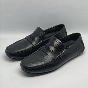 Salvatore Ferragamo Newton Leather Moccasins Loafers size 7E